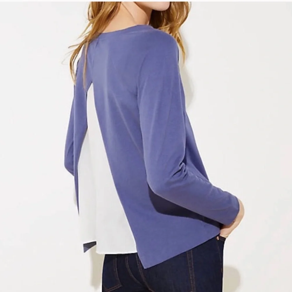 Ann Taylor LOFT Split Back Sweatshirt New With Tags